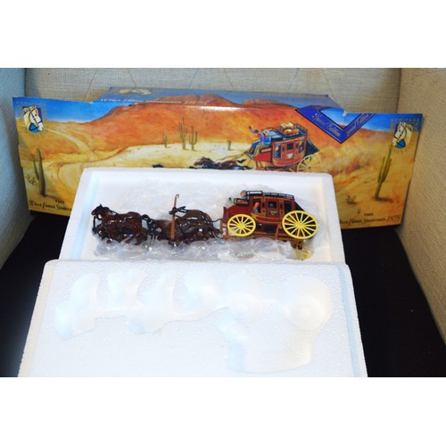 221 - Boxed Matchbox Models of Yesteryear YSH3 Wells Fargo Stagecoach 1875