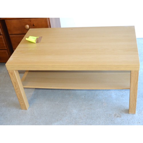 10 - Ikea Coffee Table having Under-Shelf