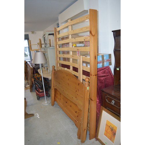 27 - Pine Double Bed Frame