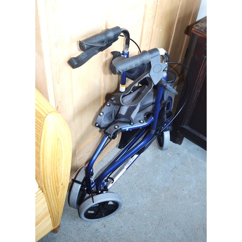 1 - Folding Disability Tri-Walker (Drive DeBliss Care Ltd) - clean condition