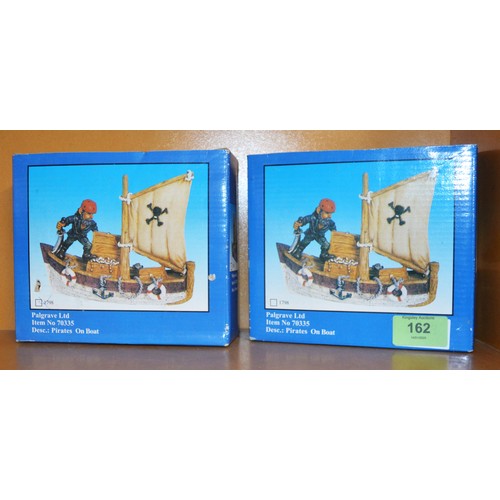 72 - Two Boxed Pelgrave Figures Pirates on Boat