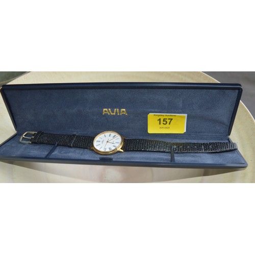 157 - An Aiwa Gent's Wrist Watch in Case