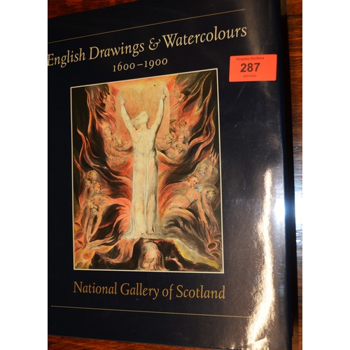 106 - Large Format Hardback Book with Dust Jacket, titled ENGLISH  DFRAWINGS AND WATERCOLORS 1600-1900 pub... 