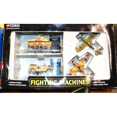 205 - AQ Corgi Showcase Collection  Fighting Machines WWII El Alamein (Water damaged box)