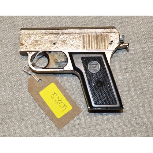 282 - GT Italian Made Reproduction Starting Pistol with a Decorative chrome finish