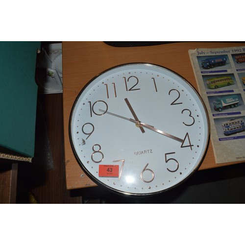 217 - Quartz Wall Clock