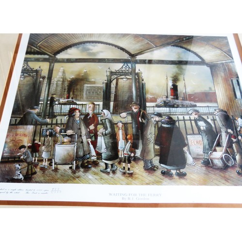 23 - Framed Limited Edition (583/1000) Print Signed by B J Gordon - 