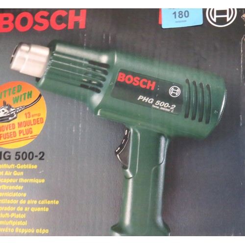 180 - Boxed Bosch PHG500-2 Hot Air Gun (Paint Stripper/Plastic Pipe Bending/Shrink Wrapping/Soldering, etc... 