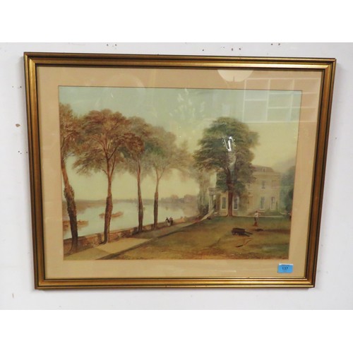 36 - Large Gilt Framed Print