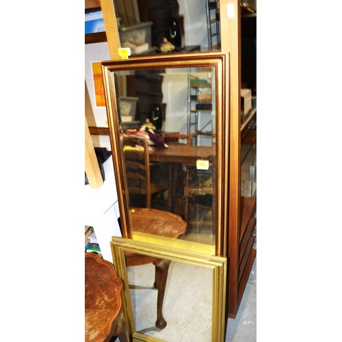 63 - Good Quality Bevel Edged Mirror in a Gilt Frame