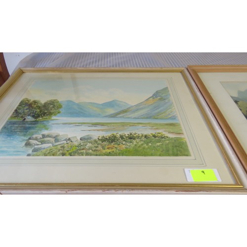 9 - Framed, Mounted and Glazed Watercolour by L C Wilson 