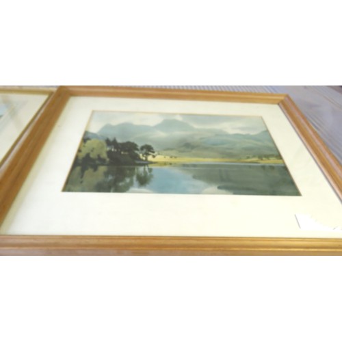 9 - Framed, Mounted and Glazed Watercolour by L C Wilson 