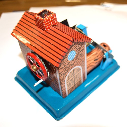 92 - Tinplate Sawmill Toy