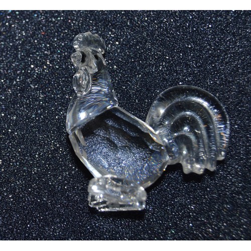 6 - Boxed Swarovski Small Zodiac Rooster