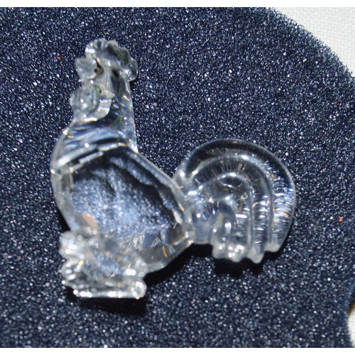 6 - Boxed Swarovski Small Zodiac Rooster