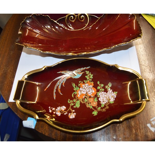182 - Two Carlton-ware Oval Dishes