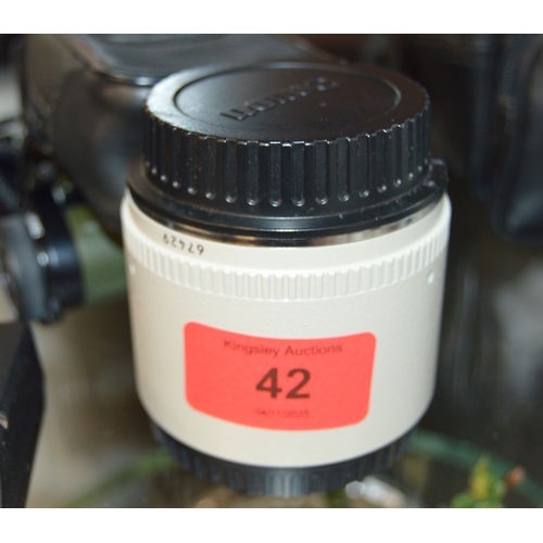 185 - Canon Two Times Converter and misc. Equipment