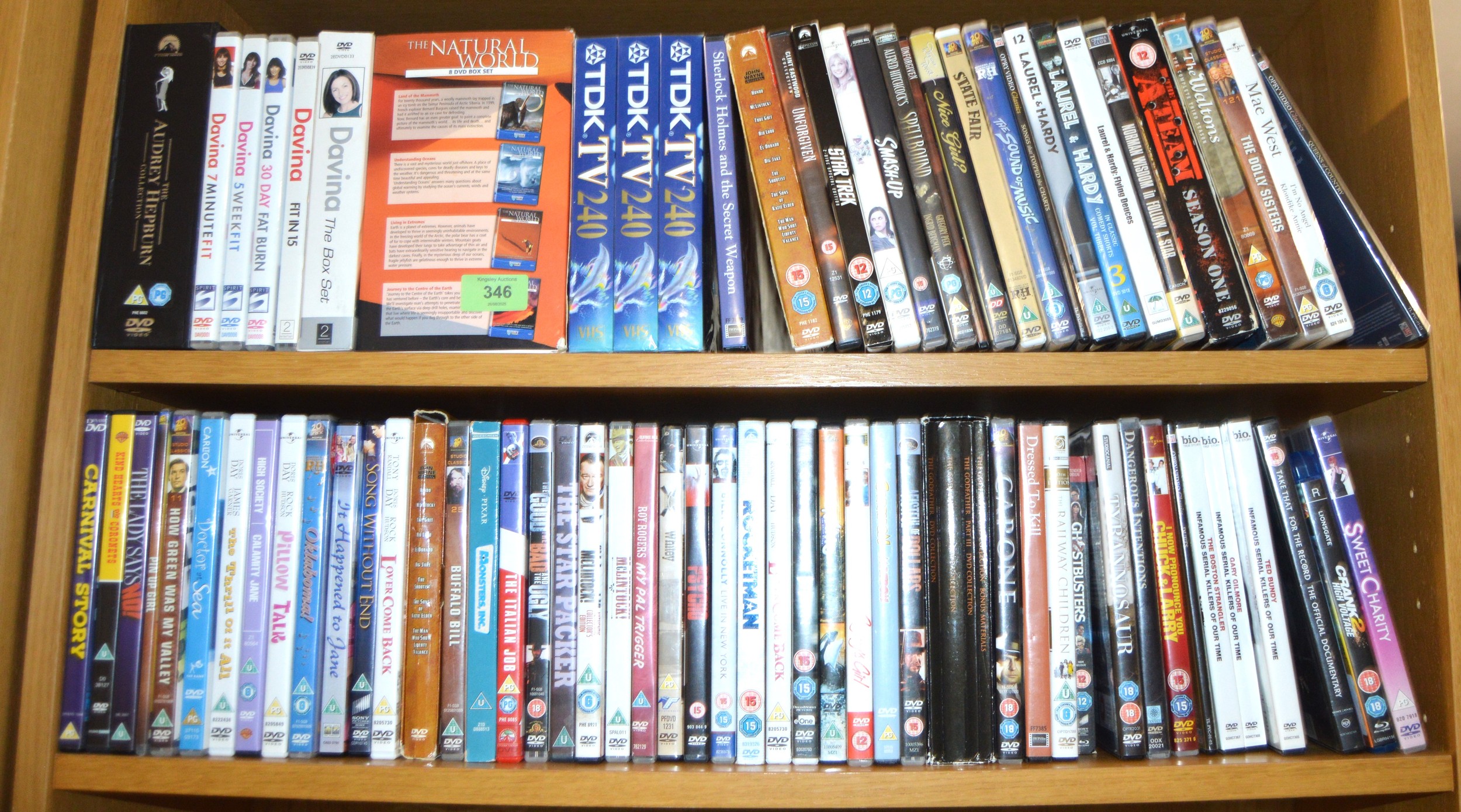 Three Boxes of Assorted DVDs
