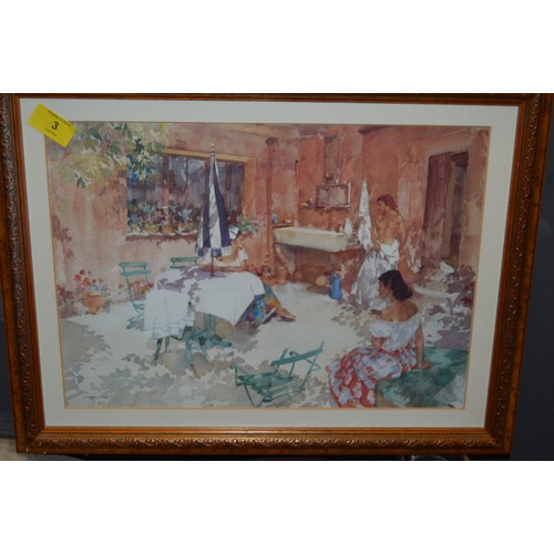 29 - Framed Russell Flint Print (1880 - 1969) 