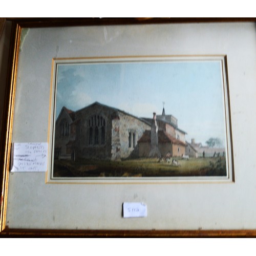 262 - Framed, Mounted and Glazed (Possibly Mezzotint) of St Margaret's Church, Lowestoft, - Signature Inde... 