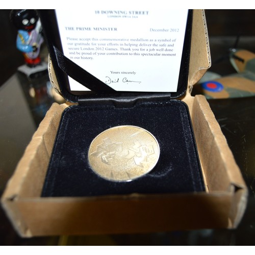 297 - A Boxed Royal Mint 2012 London Olympics Commerorative Medallions Produced by the Royal Mint with Num... 