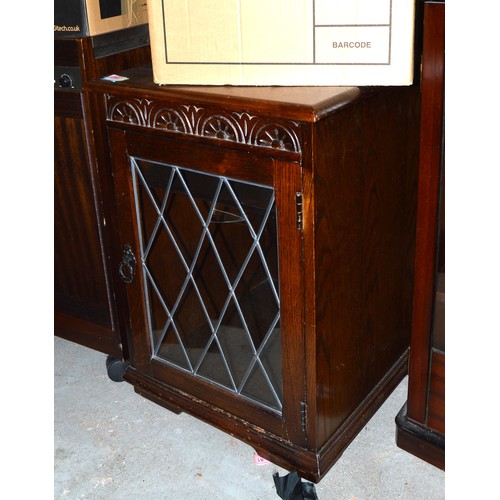 63 - Mahogany Glazed Cabinet