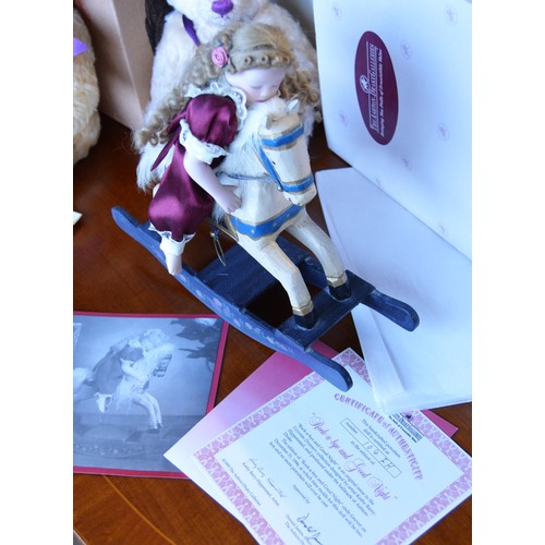 65 - Ashton Drake Doll on Rocking Horse