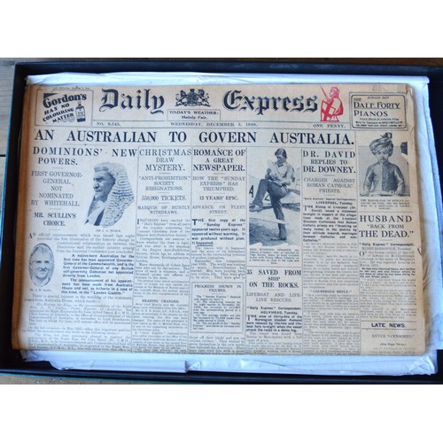 92 - Boxed copy of the Daily Express 