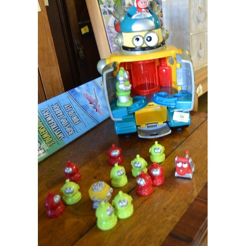 115 - A Early Learning Centre Giant Robot Space Craft Plus Astronaut, Robots and Alien Figured