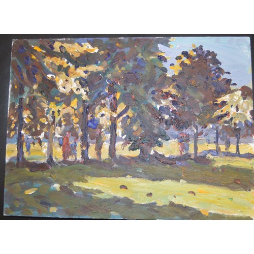 111 - Unframed Oil Painting by Keith Gardner RCA 12