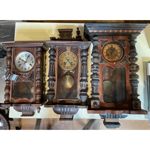 358 - Three clocks for spares and repair