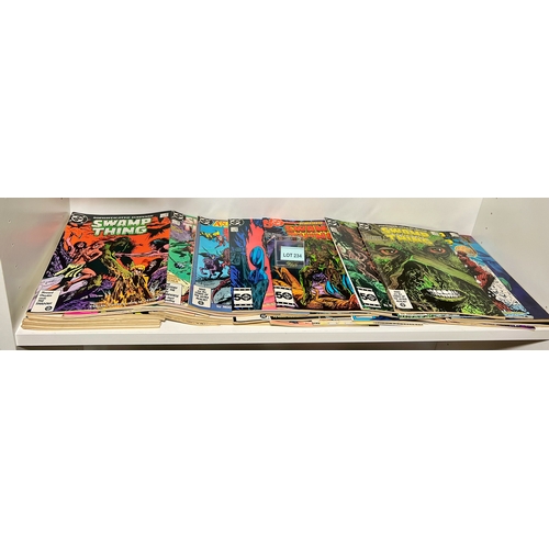 234 - Mixed Collection of DC comics including Swamp Thing and Batman