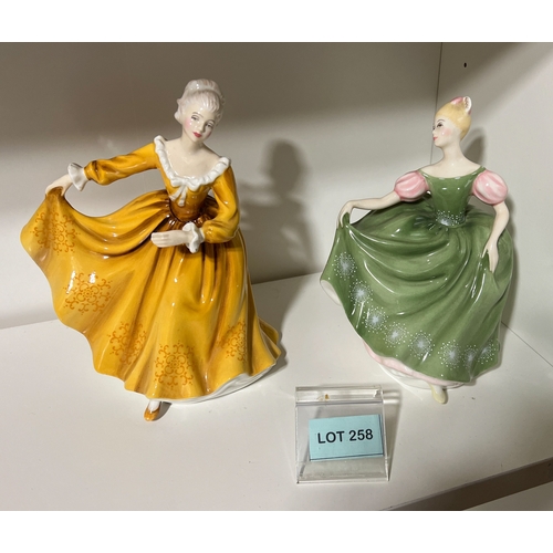 258 - Royal Doulton figures “Kirsty” and “Michele”