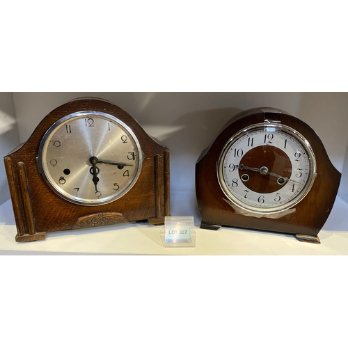 307 - 2 mantle clocks