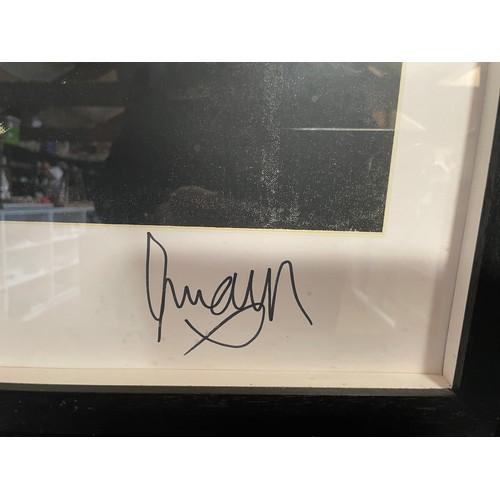 103 - Signed John Newman 1/1 picture with inscription on the rear - all proceeds from this sale will go to... 