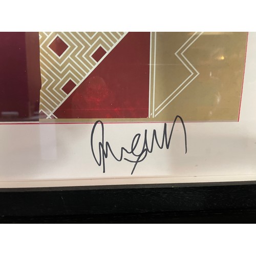 104 - Signed John Newman 1/1 picture with inscription on the rear - all proceeds from this sale will go to... 