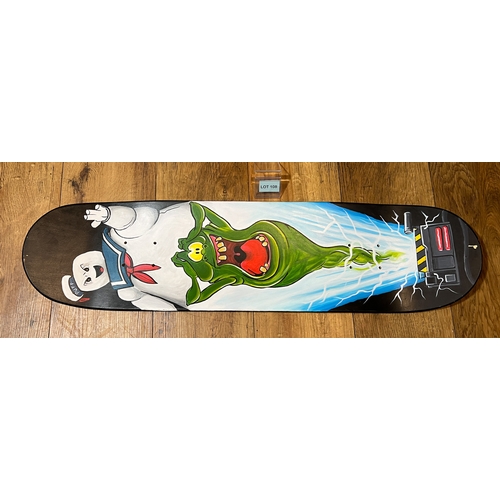 108 - hand painted skateboard