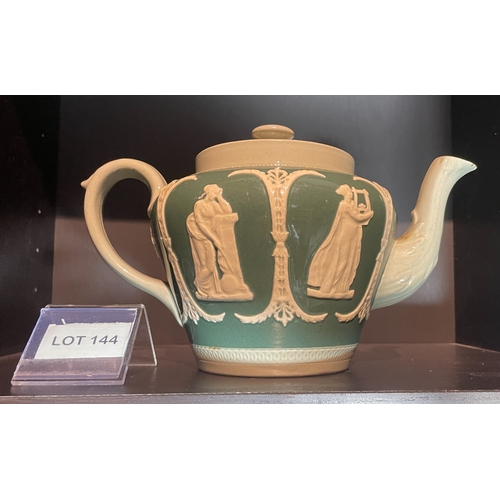 144 - Glazed teapot -James Dudson Ltd c1880