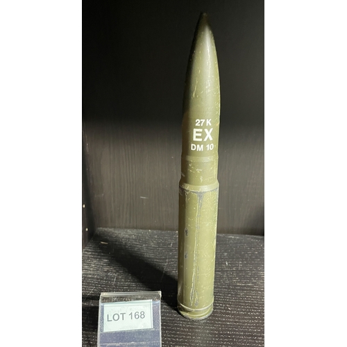 168 - Original 27 mm aircraft drill round