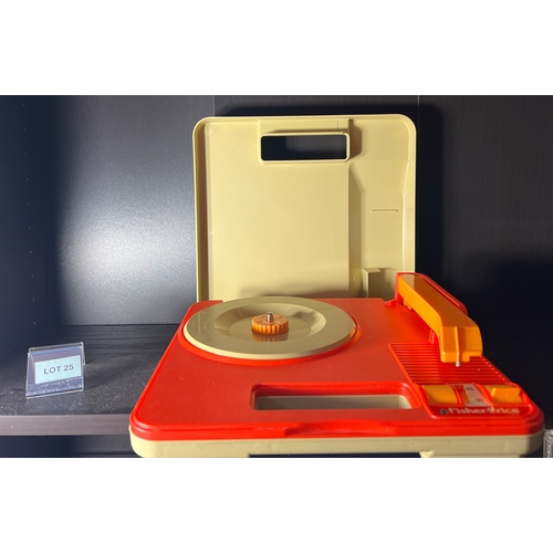 25 - Vintage Fisher- Price portable turntable