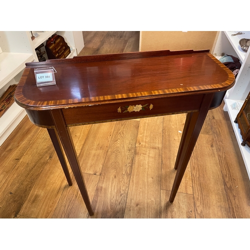 388 - Console Table, 71cm H, 64cm W, 24cm D. Made by South Devon Furniture, suppliers to Buckingham Palace... 