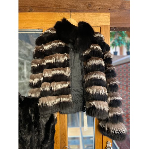 182 - 3 high-quality real fur jackets