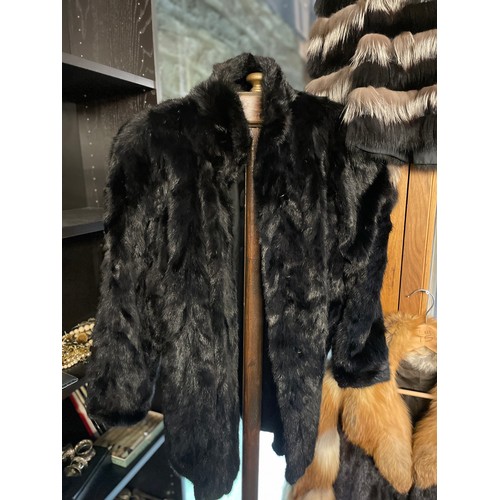 182 - 3 high-quality real fur jackets