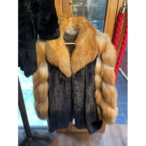 182 - 3 high-quality real fur jackets