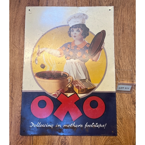 311 - Tin OXO sign