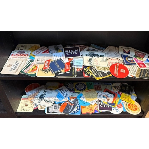 104 - Collection of beer mats