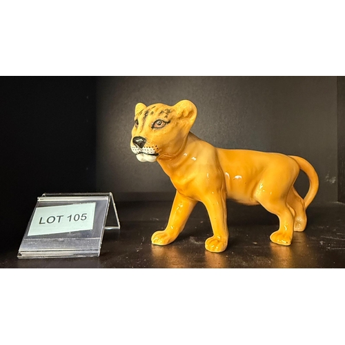 105 - Beswick lion cub