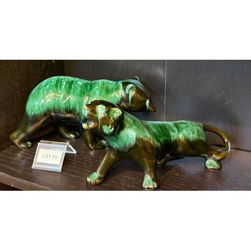 70 - Pair of Blue Mountain ceramics