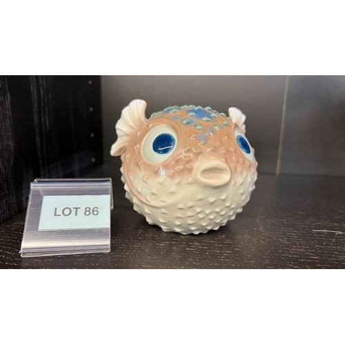 86 - Rare Lladro pufferfish