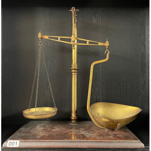 1 - Vintage brass scales